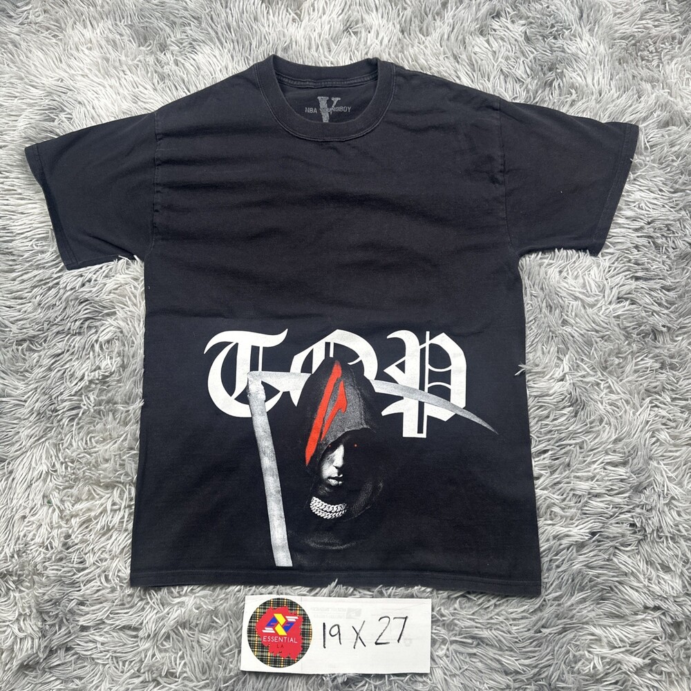 VLONE T Shirt Men NBA Youngboy Murder Business Graphic Rap Tee MASA Medium YB